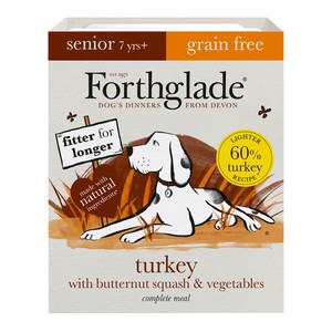 Forthglade Senior Turkey with Butternut Squash Dog Food 395g x 18